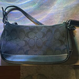 Coach small black handbag, with the OG C’s